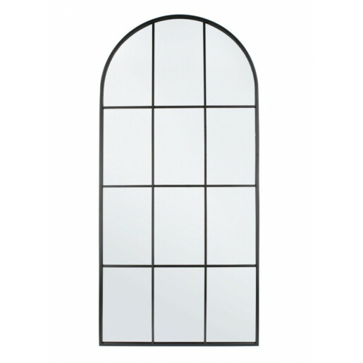Oglinda perete otel negru Window 80x2.5x170 cm