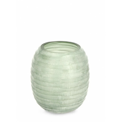 Vaza flori sticla verde Dondra 22x23 cm