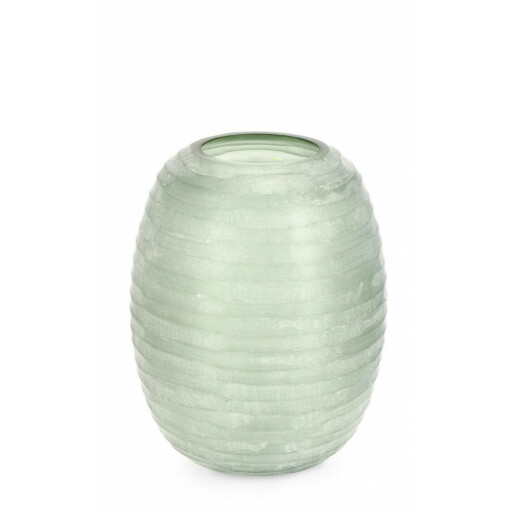 Vaza flori sticla verde Dondra 25x31 cm