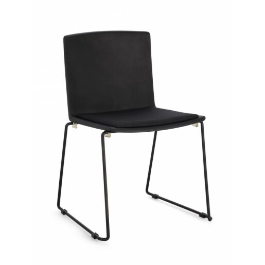 Set 4 scaune negre Giulia 43.5x50x79 cm