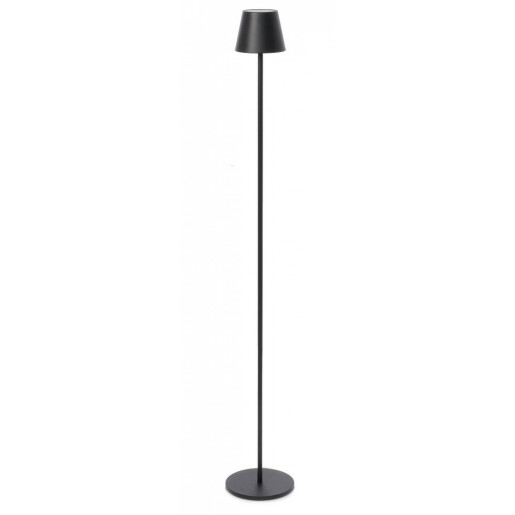 Lampadar metal negru cu led Etna 17x115 cm