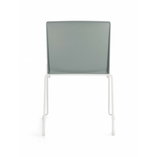Set 4 scaune alb verde Giulia 43.5x50x79 cm