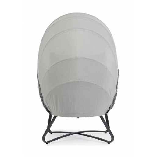 Fotoliu gri Eldon 100x90x152 cm