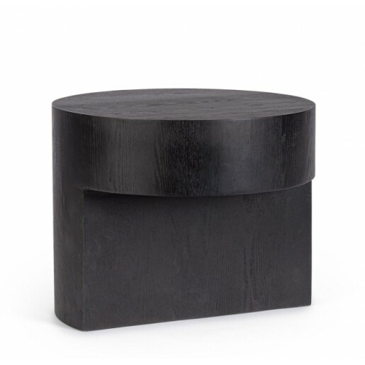 Masuta mdf negru Stanwood 50x40 cm