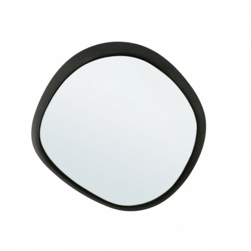 Oglinda perete otel negru Hydra 60x4.5x58 cm