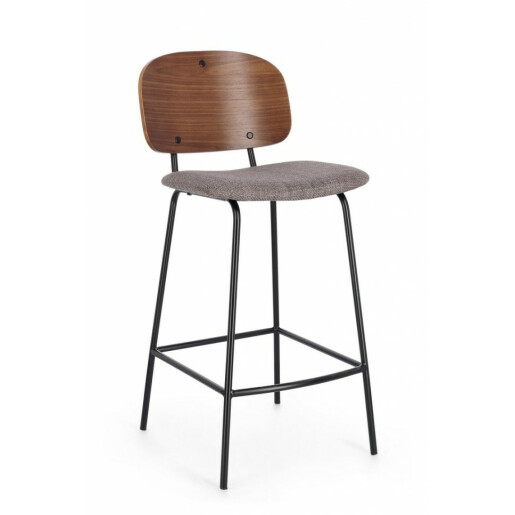 Set 2 scaune bar multicolor Sienna 43.5x52.5x93.5 cm