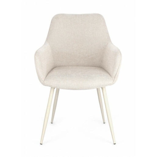 Set 2 scaune bej Cora 58x63x85.5 cm