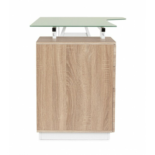 Birou alb maro Charlie 150.5x80x75 cm