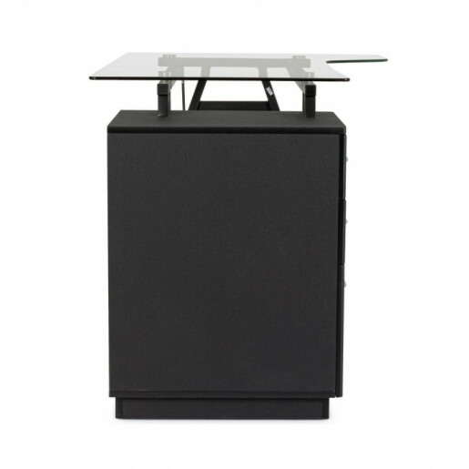 Birou negru Charlie 150.5x80x75 cm