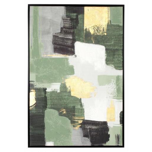 Tablou canvas in ulei multicolor 82.6x4.3x122.6 cm