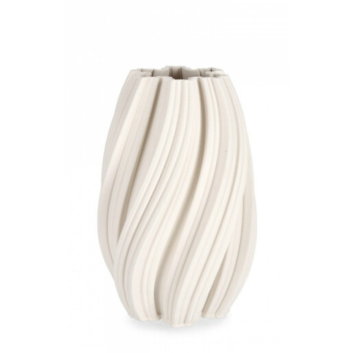 Vaza flori ceramica bej Joleen 20x31 cm