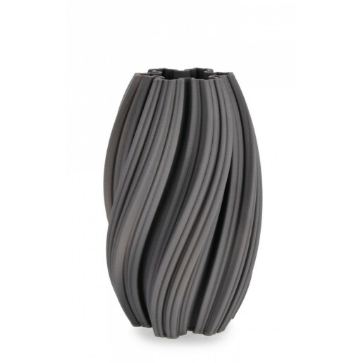 Vaza flori ceramica gri Joleen 20x31 cm