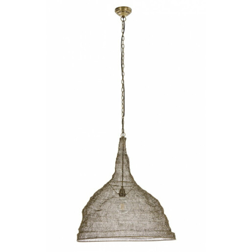 Lustra metal maro Amish, 25W, 62 cm x 62 cm x 64 h
