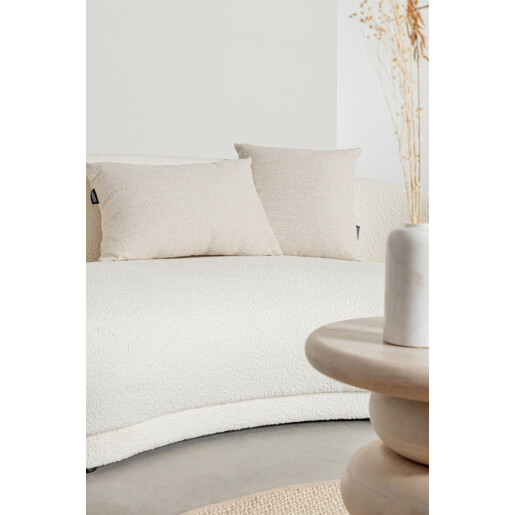 Set 2 perne textil bej Ipek 45x45 cm