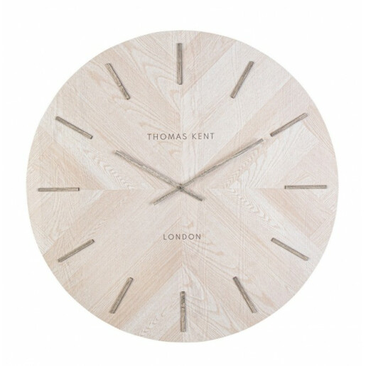 Ceas perete mdf natur 76x3 cm