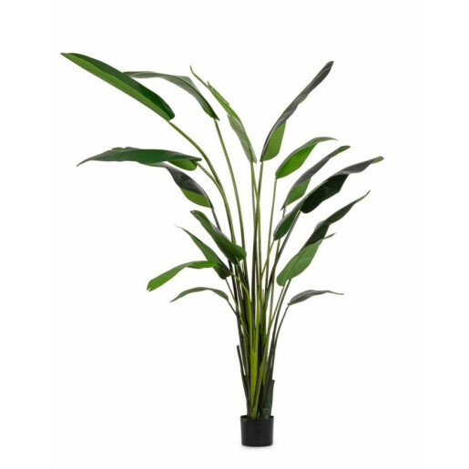Planta artificiala in ghiveci verde 18 frunze 180x140x310 cm