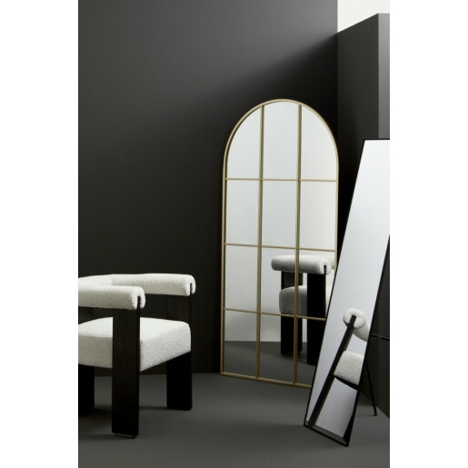 Oglinda perete otel auriu Window 80x2.5x170 cm