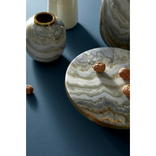 Set 2 platouri decorative metal Marsha 30x14 cm