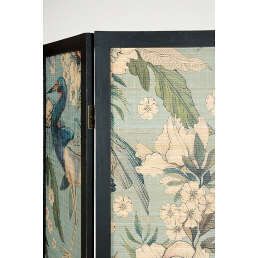 Paravan decorativ lemn bambus Maylin 120x2x180 cm