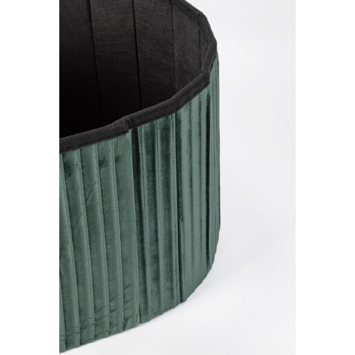 Banca catifea verde Jocelyn 76x38x38 cm