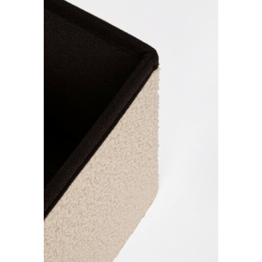 Taburet textil bej Joris 38x38x38 cm