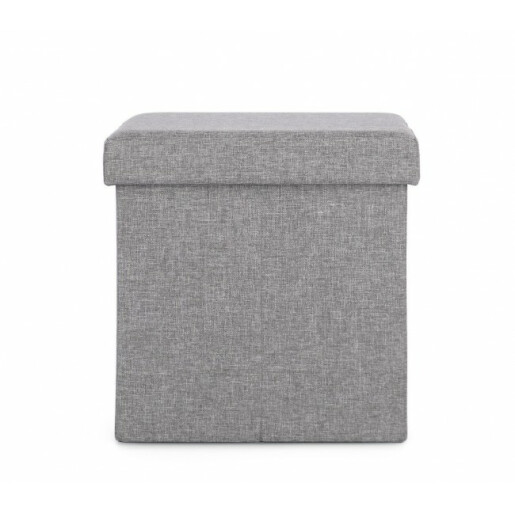 Casuta animale mdf textil gri 38x38x38 cm
