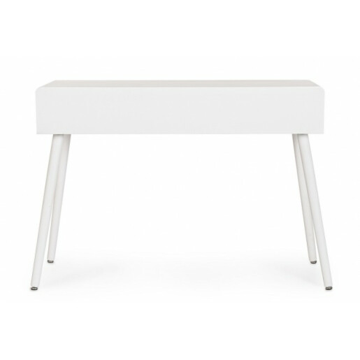 Consola 3 sertare lemn alb natur Charley 110x40x78 cm