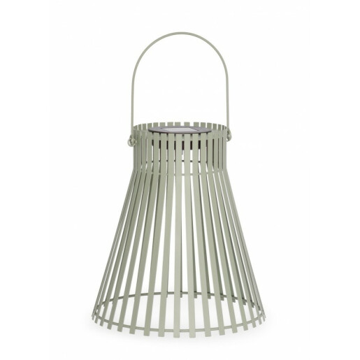Set 4 lampi solare otel verde 24x26-38 cm