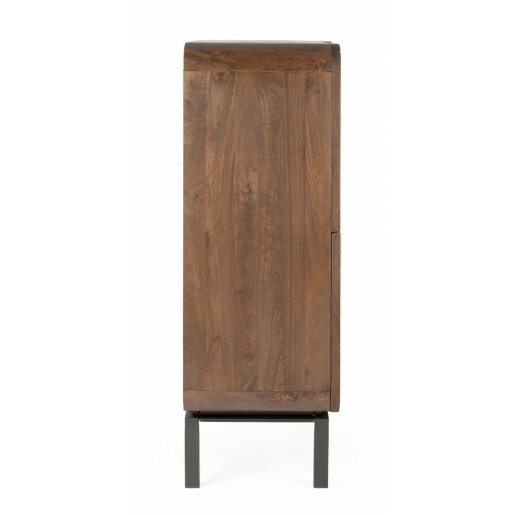 Comoda 4 usi lemn mango maro Orissa 90x42x120 cm