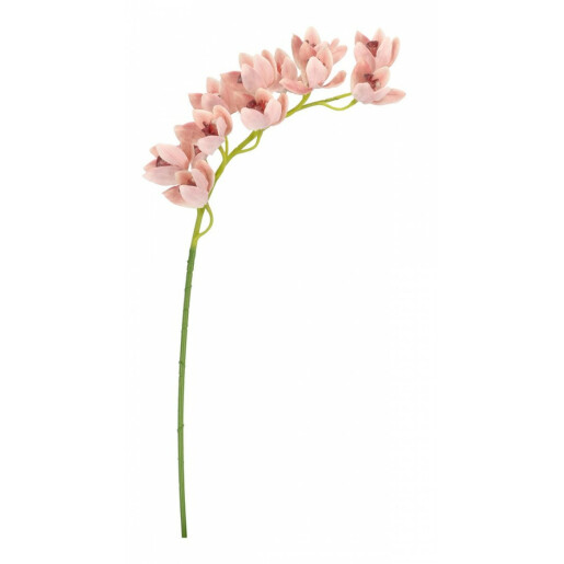 Set 3 Orhidee artificiale verzi roz 21x10x104 cm