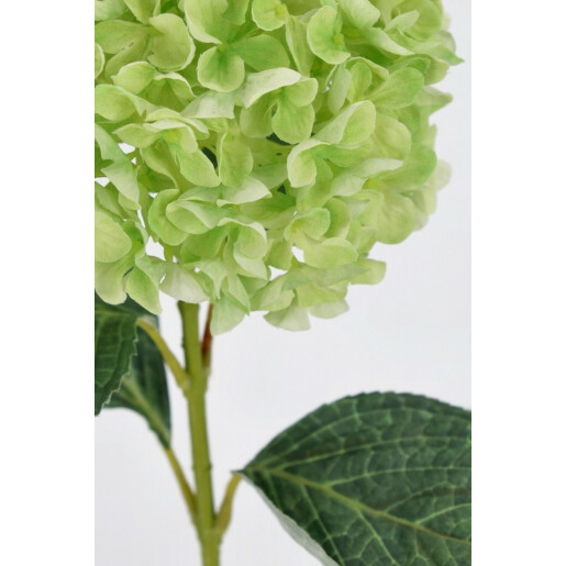 Set 12 Hortensii artificiale verzi 30x25x67 cm