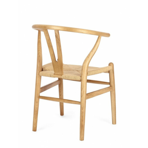 Scaun lemn natur Artas 49x42x78 cm