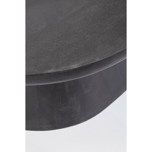 Masuta lemn mango negru Fuji 90x65x30 cm