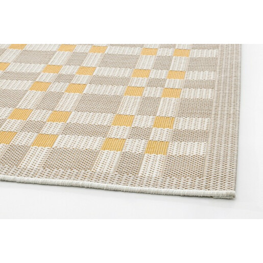 Covor textil bej galben Marcel 160x230x0.3 cm