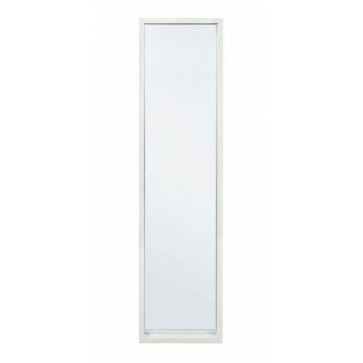 Oglinda perete lemn alb Tiziano 32x5x122 cm