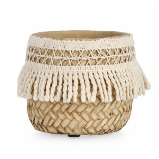 Ghiveci flori ciment natur Paraguay 10x8 cm