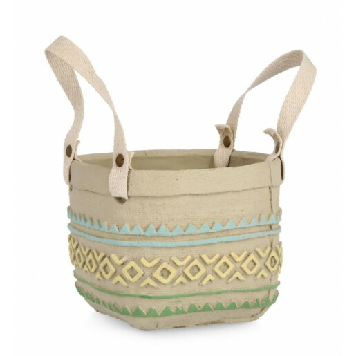 Ghiveci flori ciment 20x19.5x16.5 cm