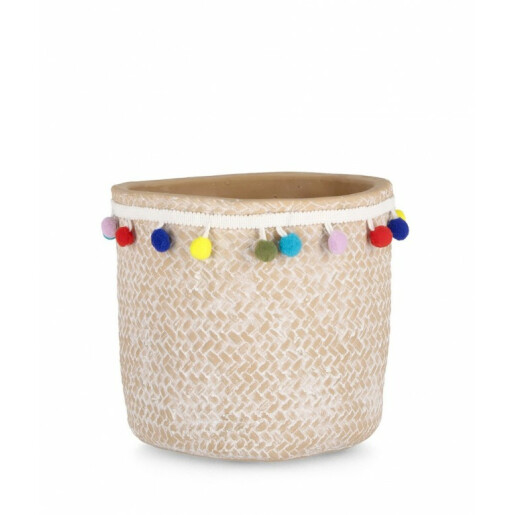 Ghiveci flori ciment Colombia 18x17 cm