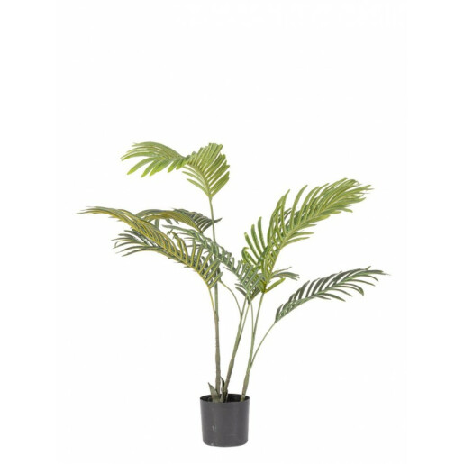 Planta artificiala verde in ghiveci 9 frunze 75x80 cm