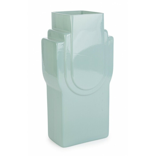 Set 6 vaze flori sticla verde Frey 16x10x31.5 cm