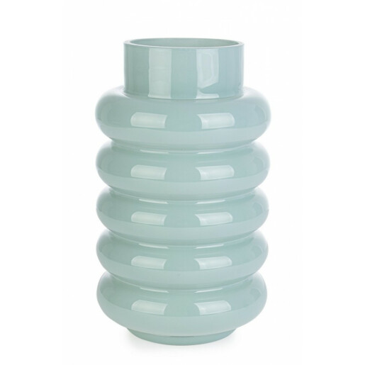 Set 6 vaze flori sticla verde Marny 15x25 cm