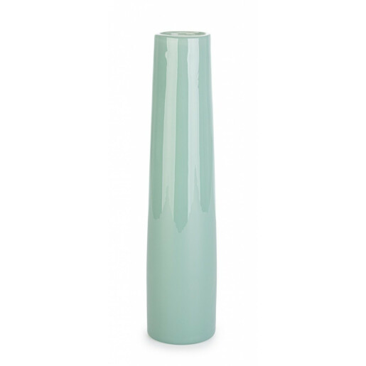 Set 6 vaze flori sticla verde Jannik 7x30.5 cm