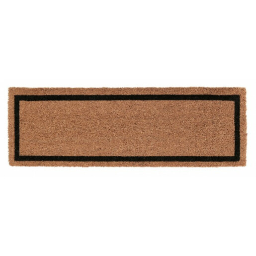 Covoras intrare casa natur negru 25x75x1.5 cm
