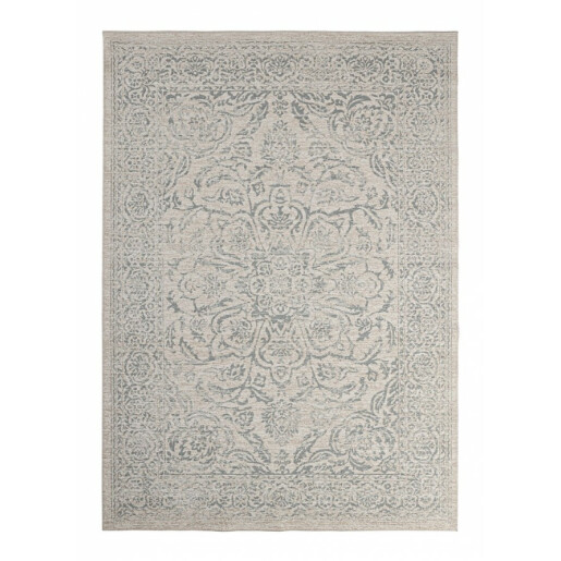Covor textil crem albastru Nora 200x290x0.3 cm