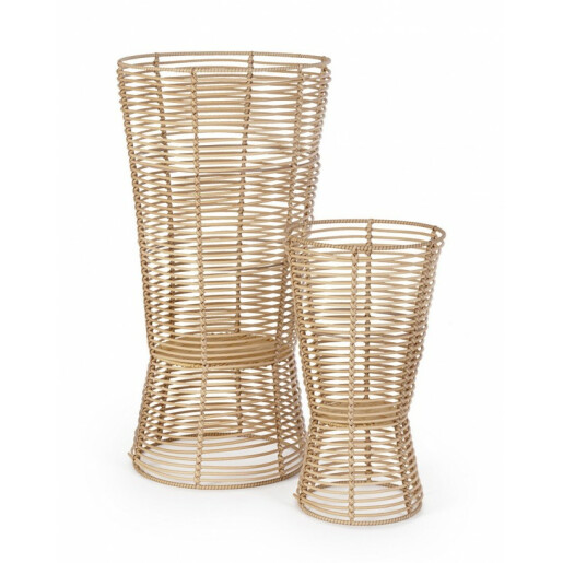 Set 2 suporturi flori natur Rendy 25x48cm, 35x70 cm