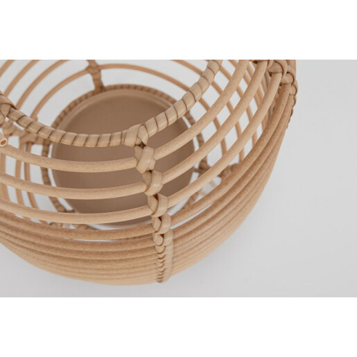 Felinar ratan sintetic natur Yulian 20x30 cm