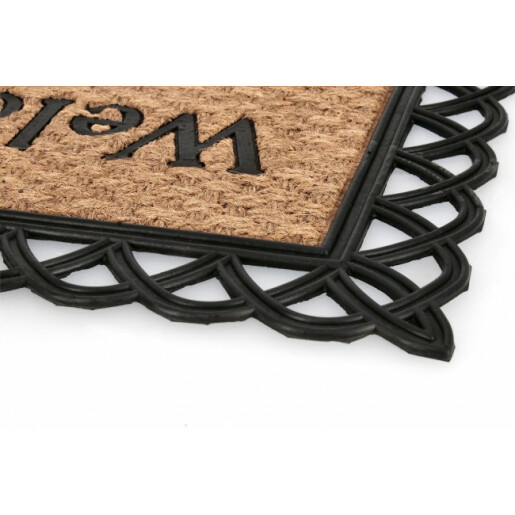 Covoras intrare casa natur negru 45x75x0.8 cm