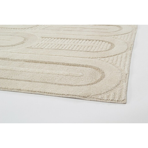 Covor textil crem gri Zina 200x290x0.9 cm