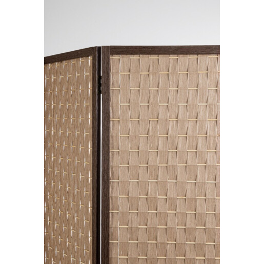 Paravan decorativ bambus hartie Jorah 135x6x180 cm