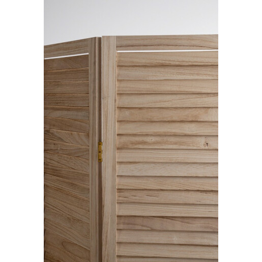 Paravan decorativ lemn natur Zafira 120x6x170 cm